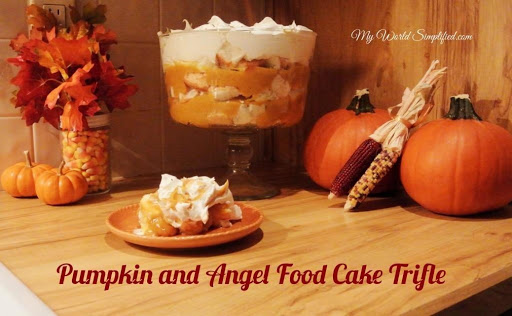 EASY PUMPKIN AND ANGEL FOOD CAKE TRIFLE