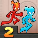 Fire and Water Stickman 2 icon