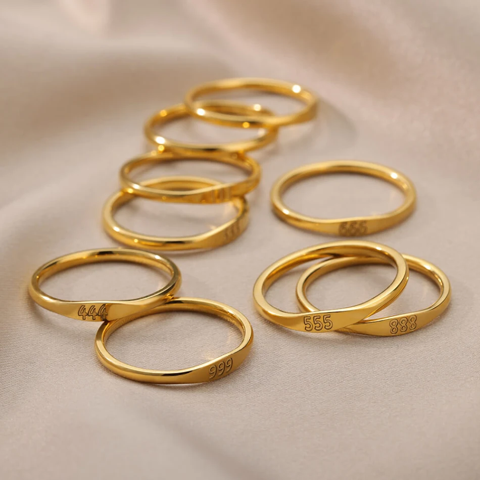 Eenvoudige roestvrijstalen ringen voor heren en dames. Duurzame, stijlvolle sieraden ideaal voor dagelijks gebruik en elke gelegenheid.