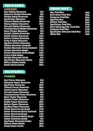 Shawarma Express menu 1