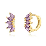Gold Plated Purple Diamond