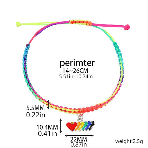 Title 1, Rainbow Color Puzzle Gossip Yin And Yang Bracel...