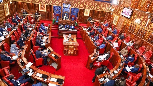 Senators during a past session in the chamber.