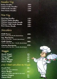 The Dark House Cafe menu 1