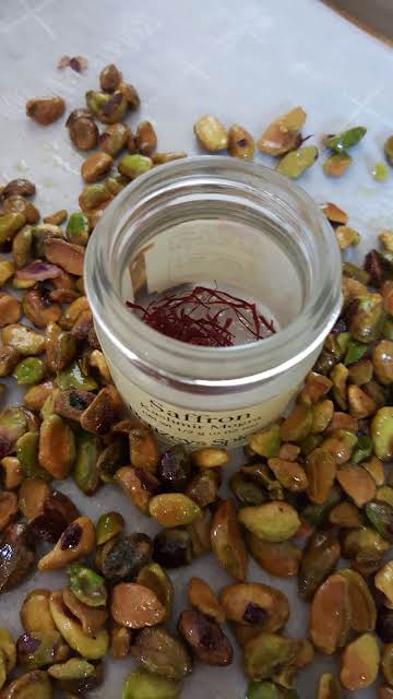 Saffron Pistachios