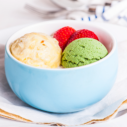 Durian and Ice Cream in Vanilla Ice 雪山榴槤