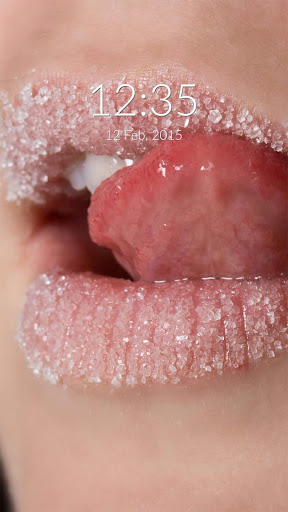 Sugar Lips Wall Lock