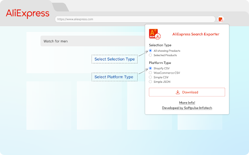 AliExpress Search Exporter Preview 5