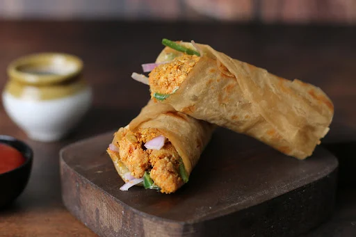 Chettinad Chicken Wheat Roll