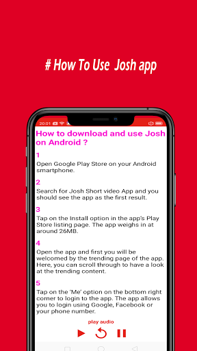 Josh Short Video App - Guide for Josh | Josh Guide