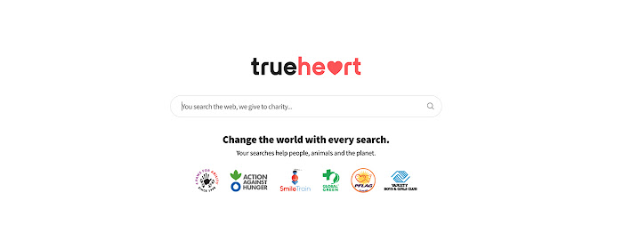 Trueheart Search Engine - You search, we give marquee promo image