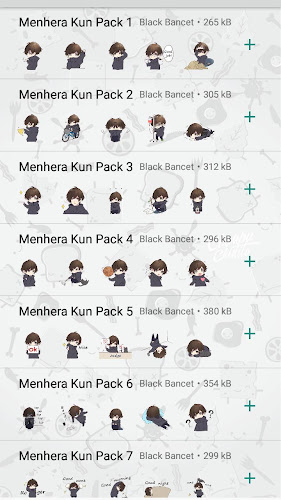 Download Menhera kun stickers WASticker android on PC