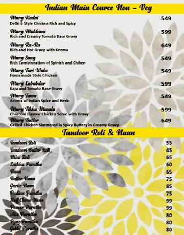 The Hive Cafe menu 