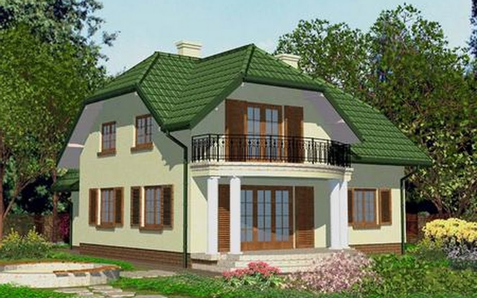 Wizualizacja 2 domu APS 078