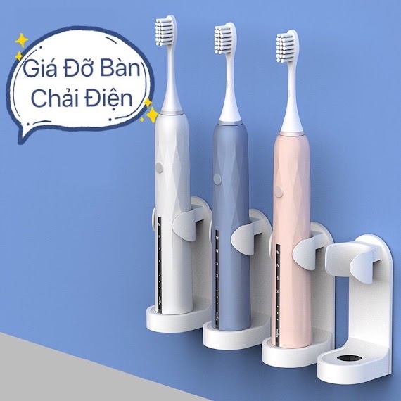 Giá Treo Bàn Chải Đánh Răng Điện, Kệ Đỡ Bàn Chải Điện Chất Liệu Nhựa Abs Bền Bỉ An Toán