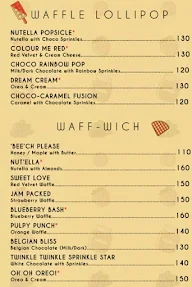 Original Waffle Factory menu 2