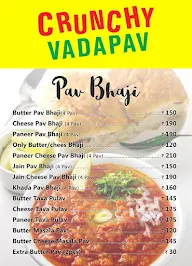 Crunchy Pavbhaji menu 2