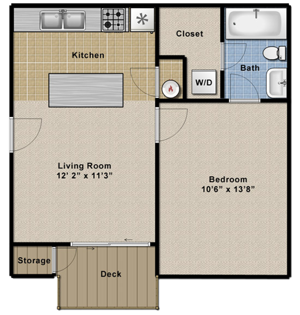 A1 Floorplan Diagram