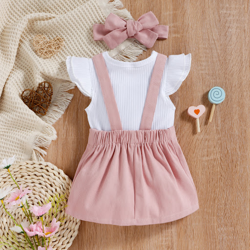 Title 4, Infant suit featuring sunken stripe cotton, flo...