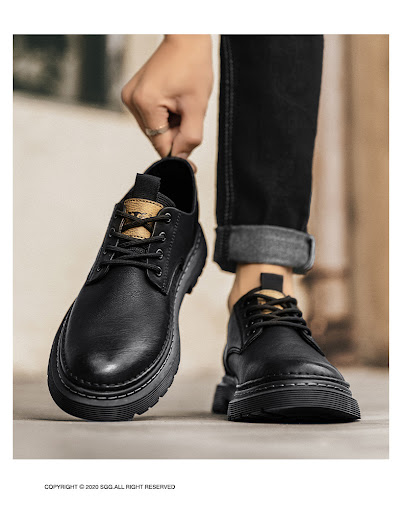 Title 7, Mens Summer Breathable Casual Leather Shoes Ma...