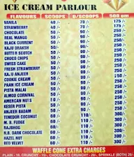 Havmor Ice Cream menu 1