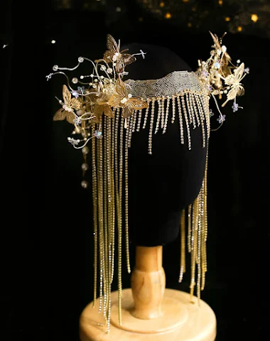 Coiffe de mariée vintage, accessoir - 2