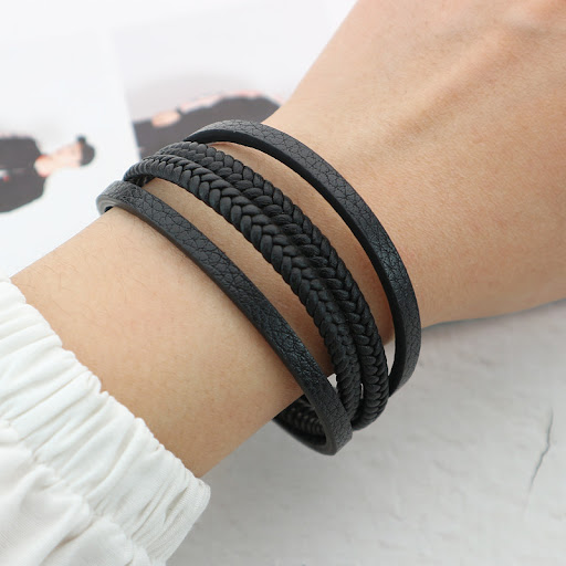 Title 3, Trendy Personality Vintage Bracelet Male Classi...