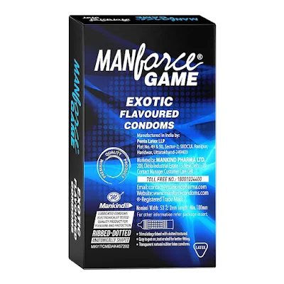 Manforce Game Exotic Flavoured Condoms - 10 pcs