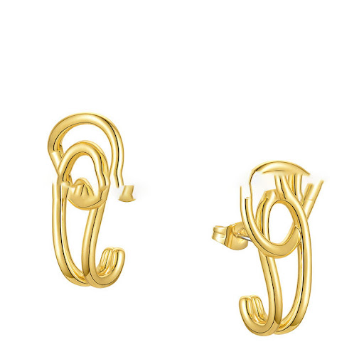 Title 2, 18K Gold-Plated Brass European and American Geo...