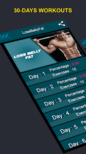 SixPack Abs - Daily Body Building Exercise at Home Screenshot