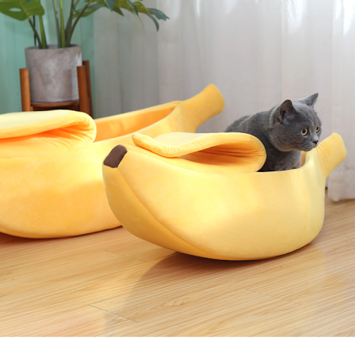 Cozy Banana Cat Bed Cave Cat Bed Little Mat Basket Small Dog HousePortable Pet Beds For Cats And Small Dogs Pet House G