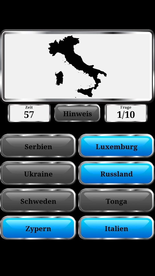 Welt Geographie - Quiz-Spiel Apps bei Play