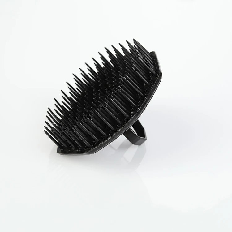 Gel de banho massageador capilar com escova de shampoo de silicone para limpar e massagear o couro cabeludo, relaxando.