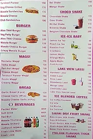 Lake View Food Court menu 3