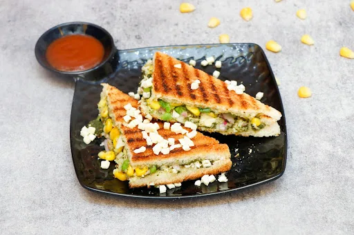 Veg Sweet Corn Cheese Grilled Sandwich