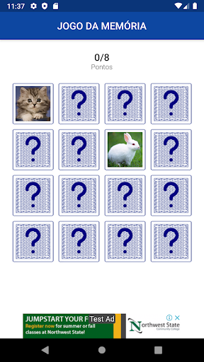 Jogo da Memória Memory Game