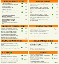 Hummus Nest menu 4