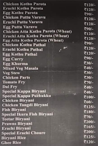 Kitchens Kerala Family Restaurant menu 5