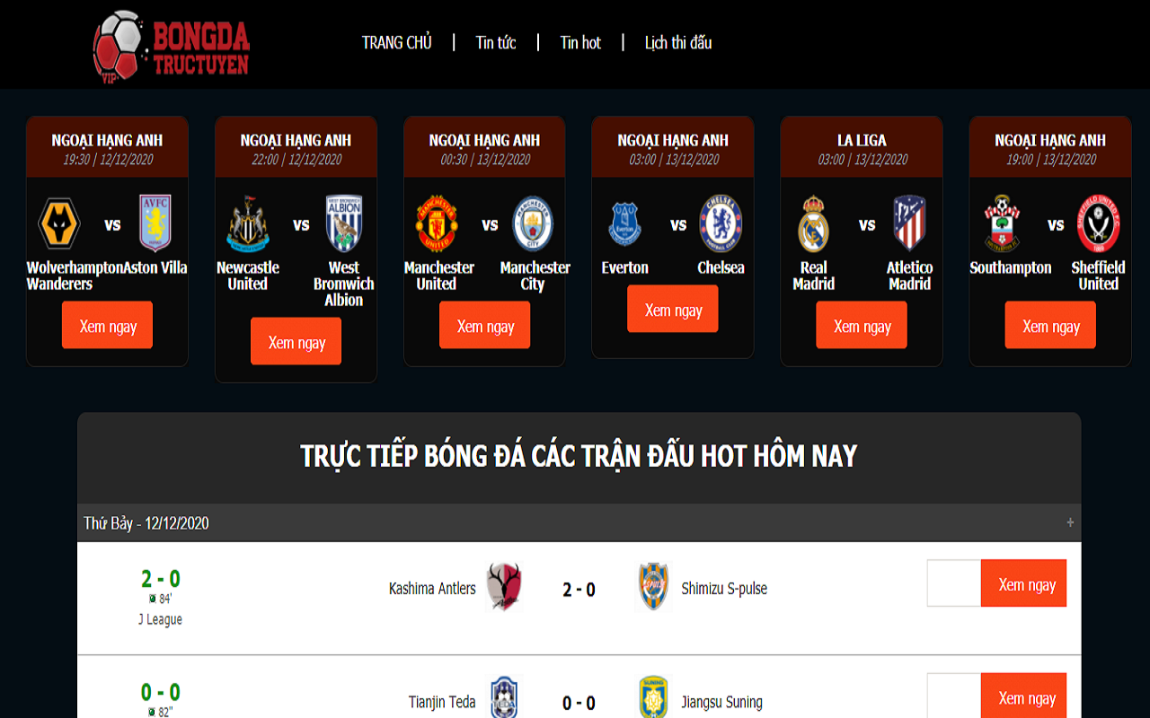 Xem trực tuyến bóng đá - Bongdatructuyen.vip Preview image 0