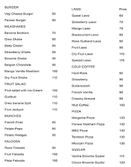 Bistro Cravings menu 1