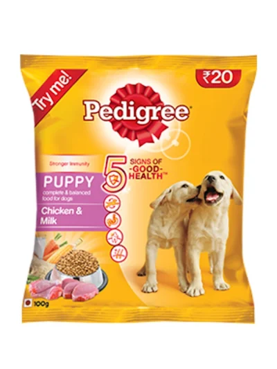 Pedigree Puppy Chicken And Milk - 90 gm