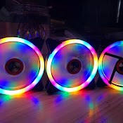 Quạt Tản Nhiệt - Fan Led Rgb Cắm Nguồn Trực Tiếp Không Qua Hub Wm Star V8 S2 33 Fan