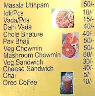 Nasta Pani menu 1