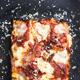 Hot Soppressata and Sausage Pizza