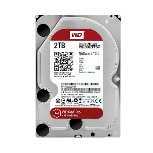 Ổ cứng HDD WD Red Pro 2TB 3.5" SATA 3 64MB Cache 7200RPM (WD2002FFSX)