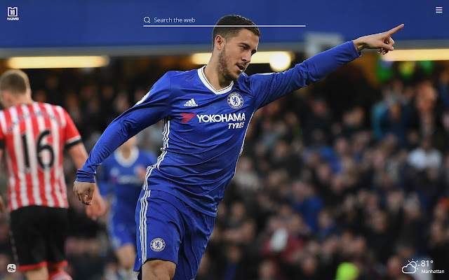 Eden Hazard HD Wallpapers New Tab Theme