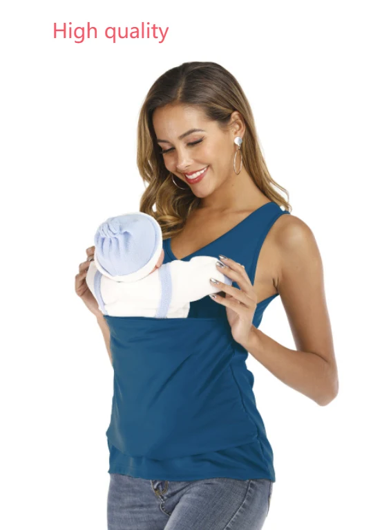 Nueva camiseta multifuncional para papá canguro, ropa casual para mamá, práctica y cómoda. Ideal para portabebés y más.