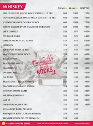 Bottles & Chimney Bar menu 4