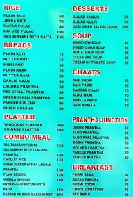 Kanha's menu 8