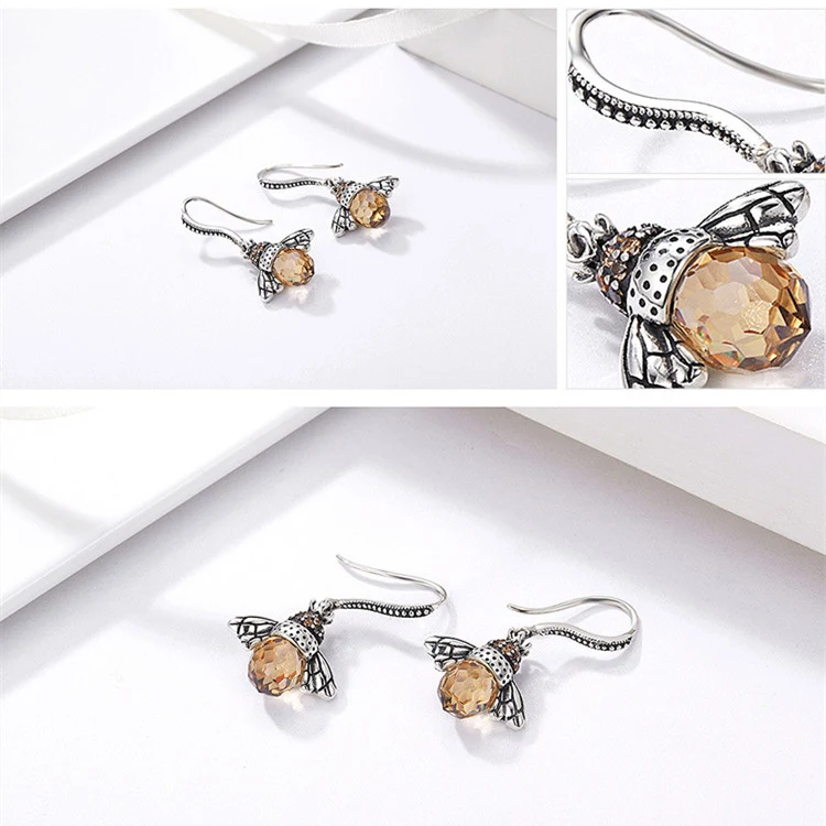 Title 4, Nouveaux Boucles doreilles Abeille Mignonnes e...